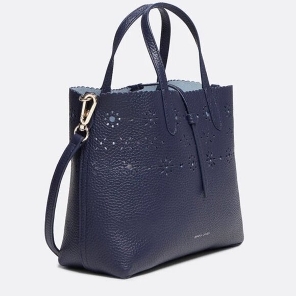 DRAPER JAMES Leather & Suede Reversible Mini Tote - Picture 3 of 10